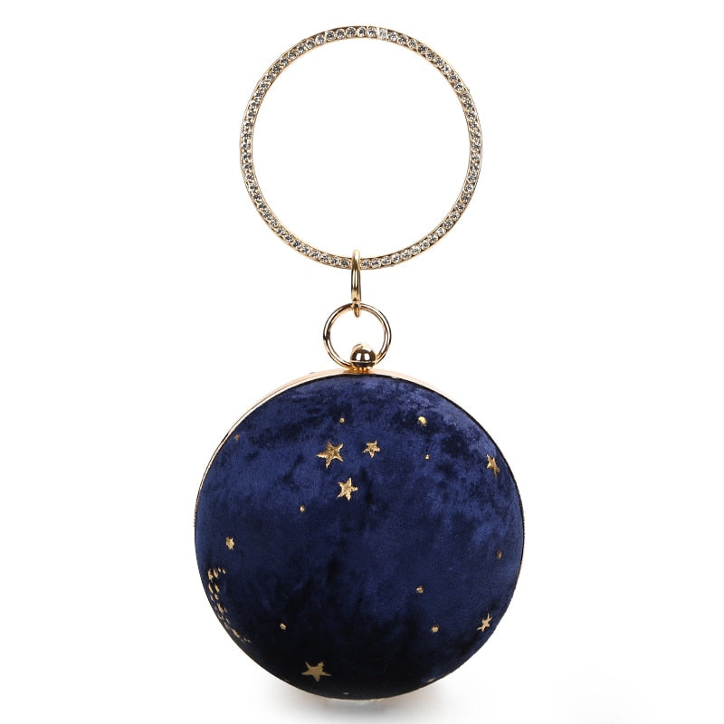 Starry Sky Round Ball Bag