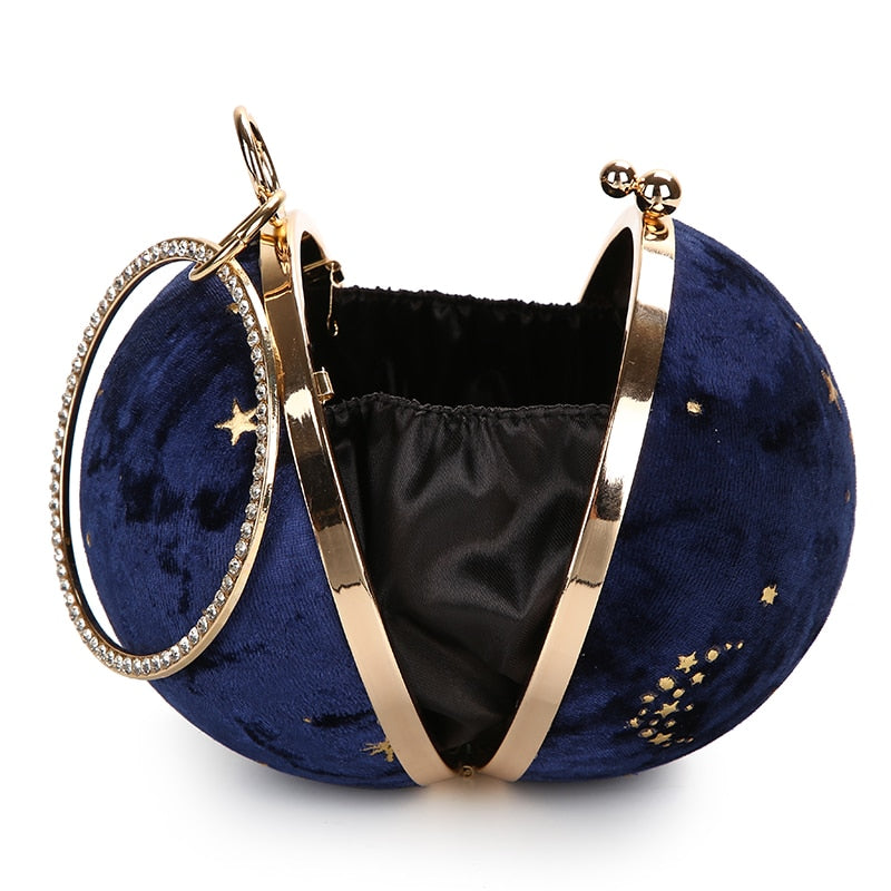 Starry Sky Round Ball Bag