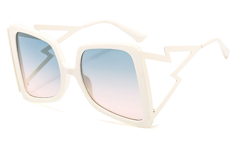 Oversized Artsy Square Sunglasses