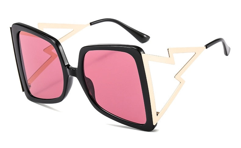 Oversized Artsy Square Sunglasses