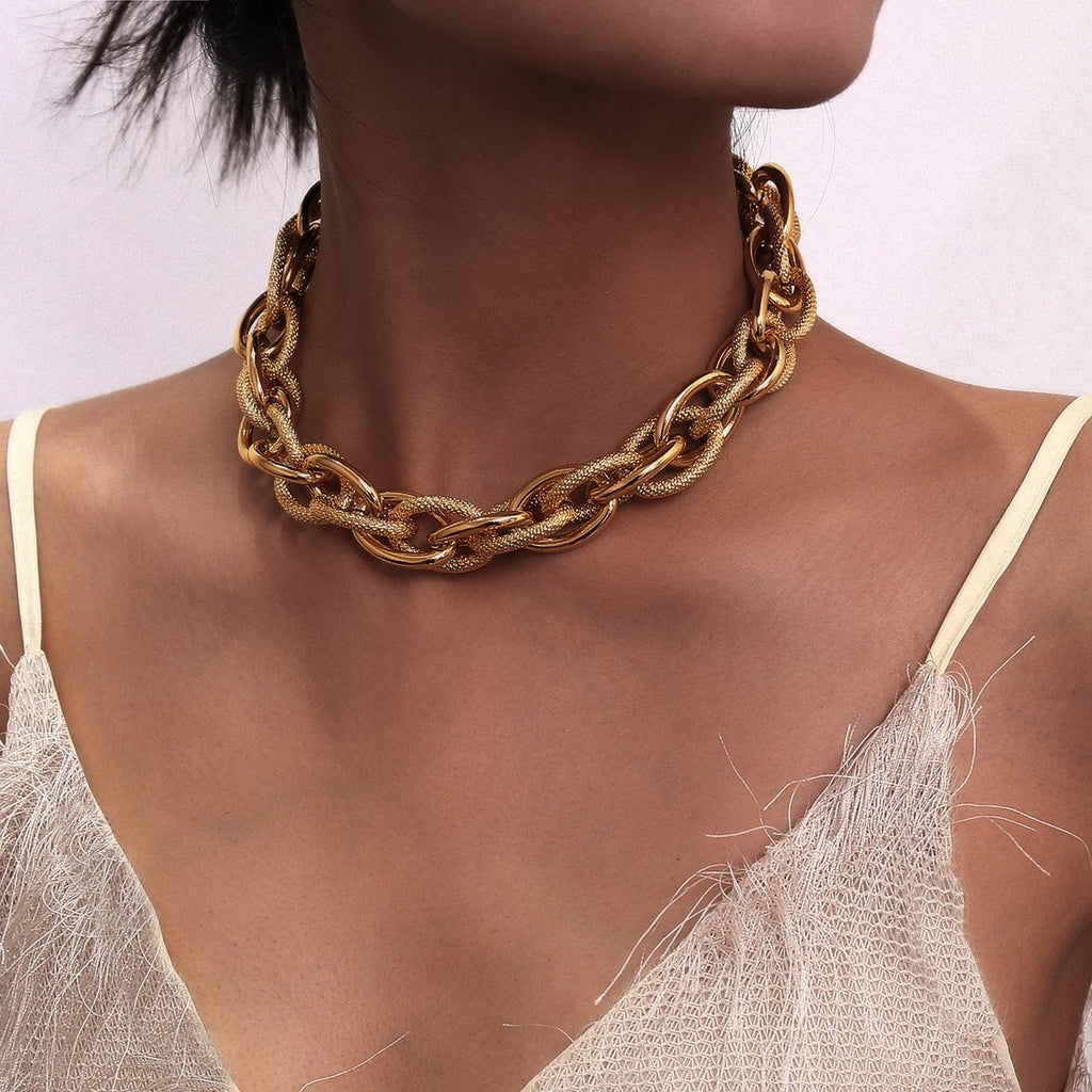 Cuban Twist Choker Necklace