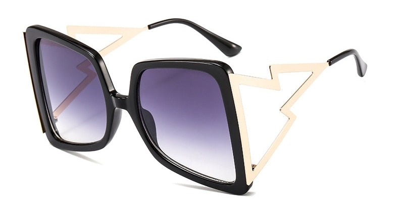 Oversized Artsy Square Sunglasses