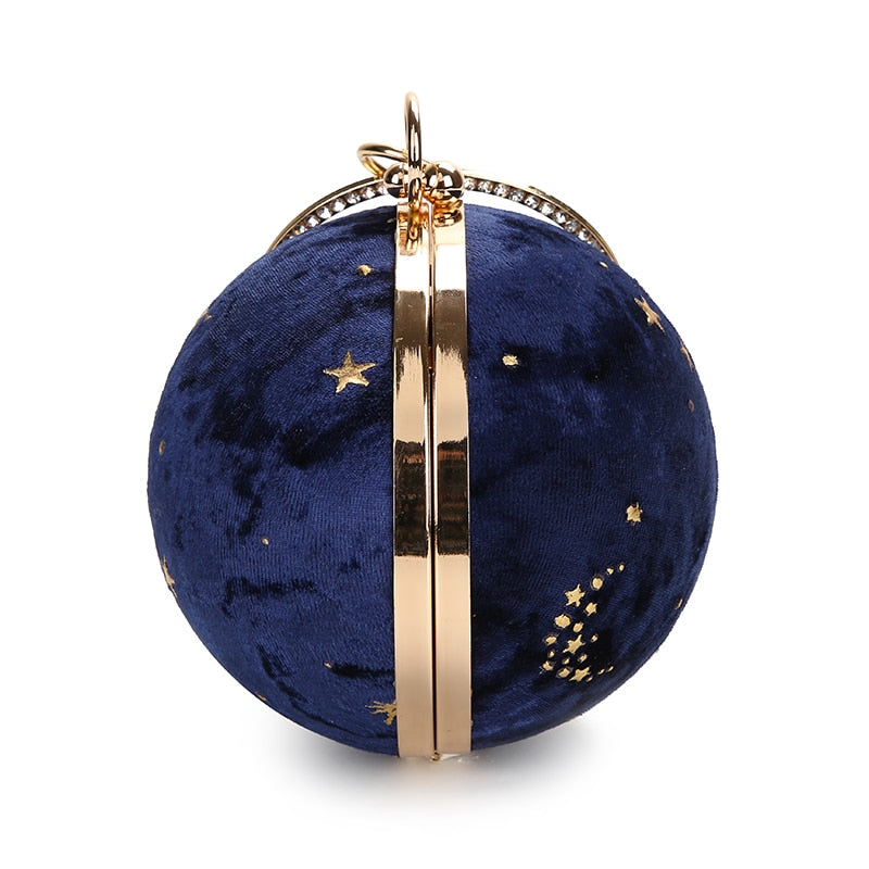 Starry Sky Round Ball Bag