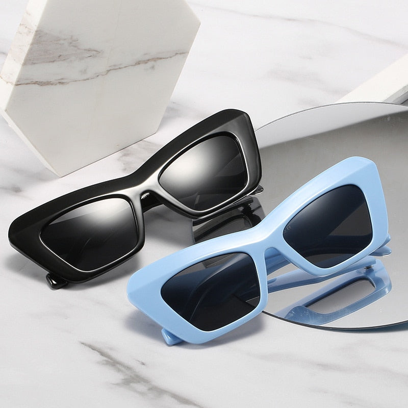 Thick Cat Eye Sunglasses