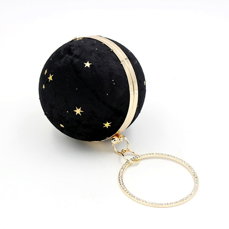 Starry Sky Round Ball Bag