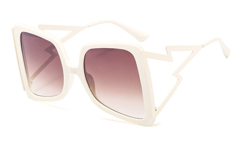 Oversized Artsy Square Sunglasses