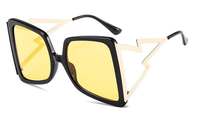 Oversized Artsy Square Sunglasses