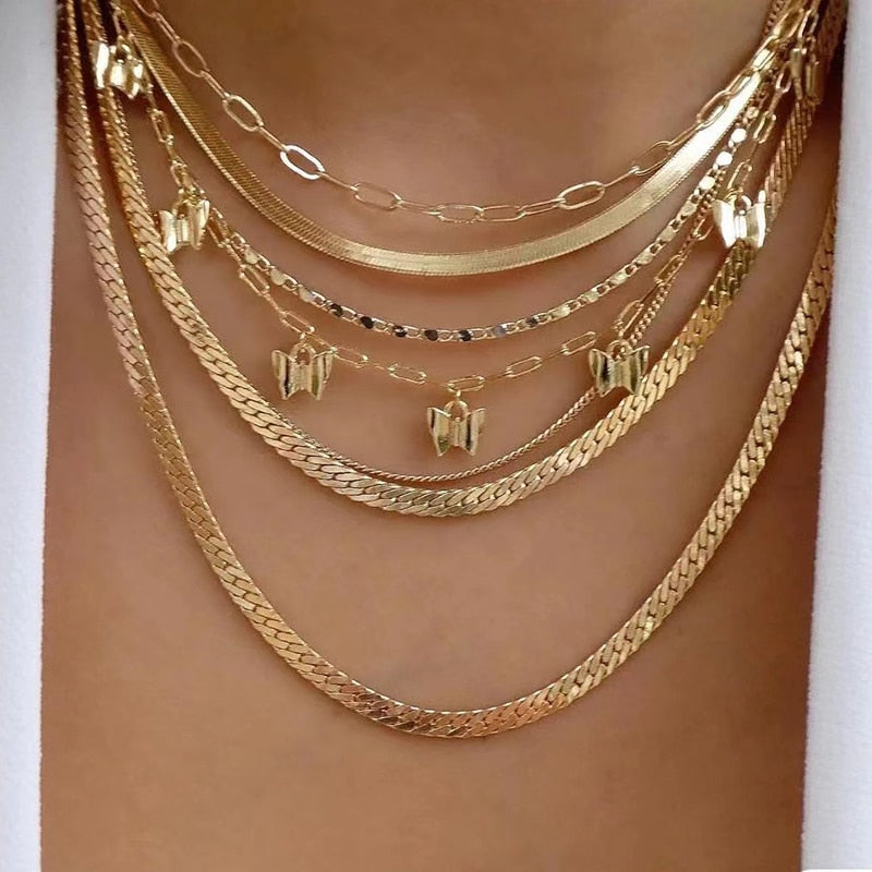 Multi Layered Necklaces
