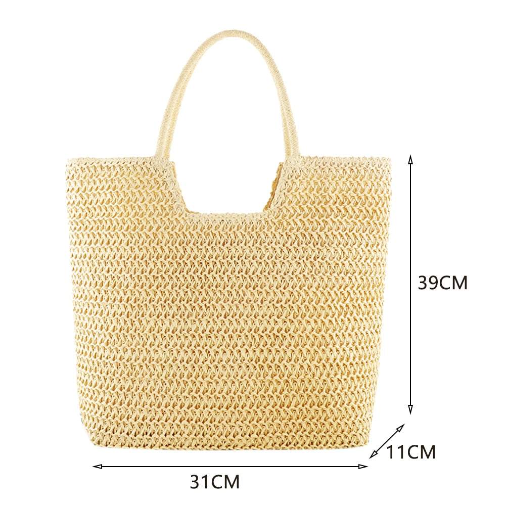 Straw Tote Bag