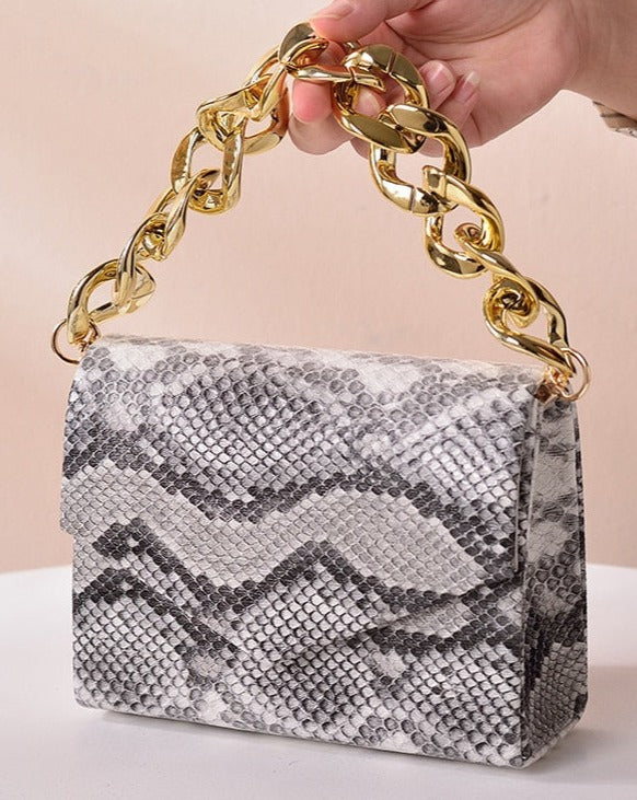 Mini Snake Print Bag
