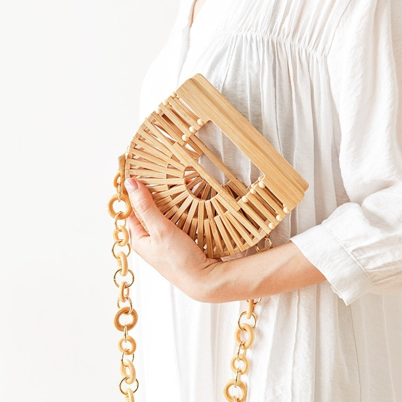 Bamboo Crossbody Bag