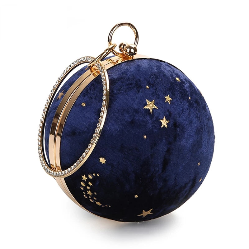 Starry Sky Round Ball Bag