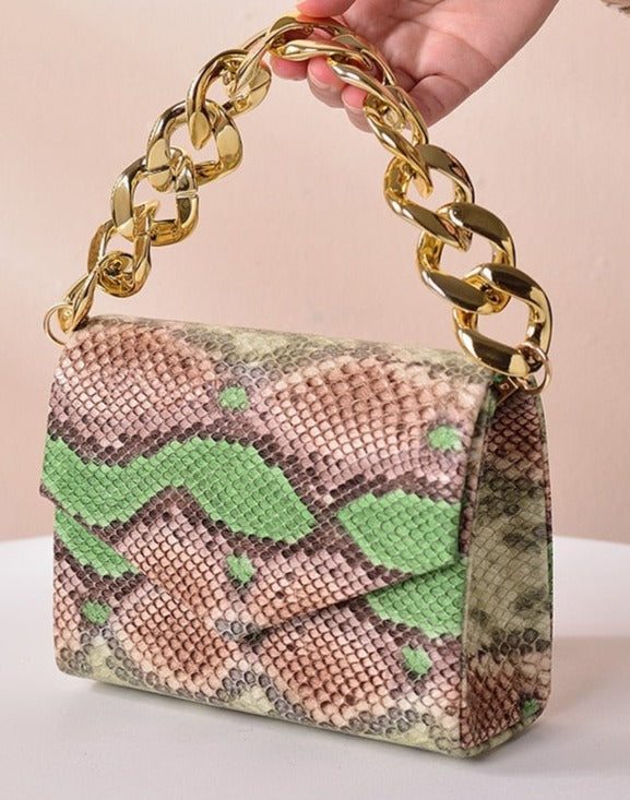 Mini Snake Print Bag