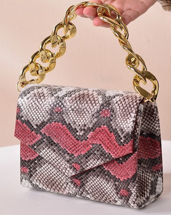 Mini Snake Print Bag