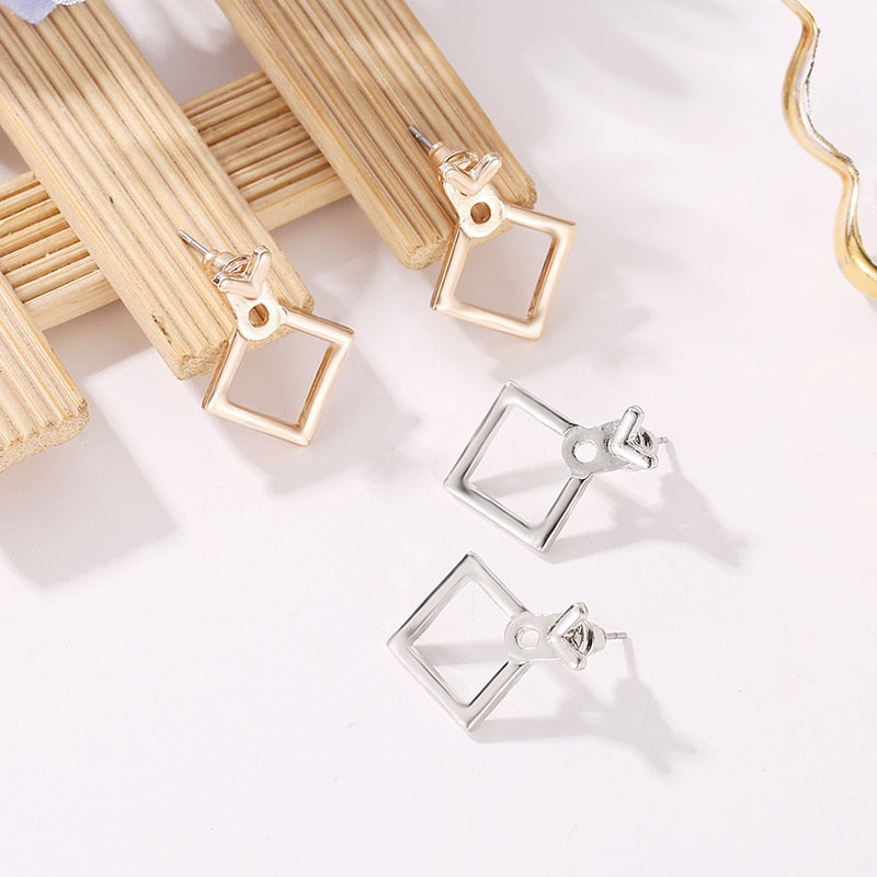 Geometric Stud Earrings