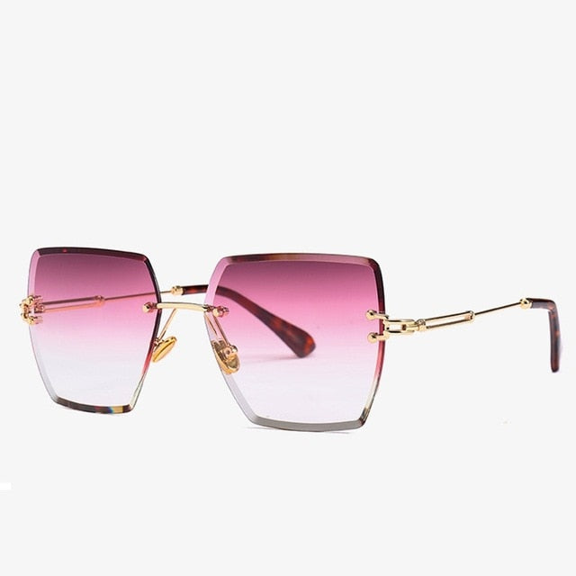 Retro Gradient Square Sunglasses