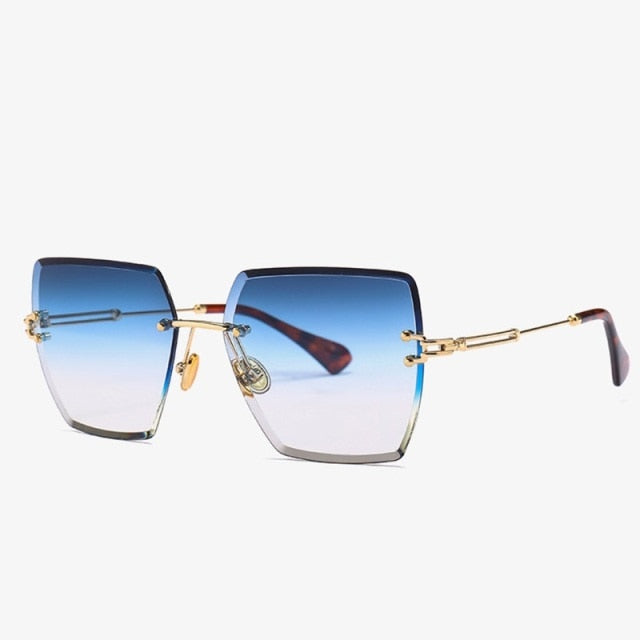 Retro Gradient Square Sunglasses