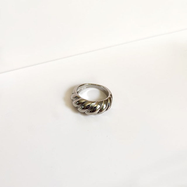 Chunky Minimalist Gold/Silver Rings