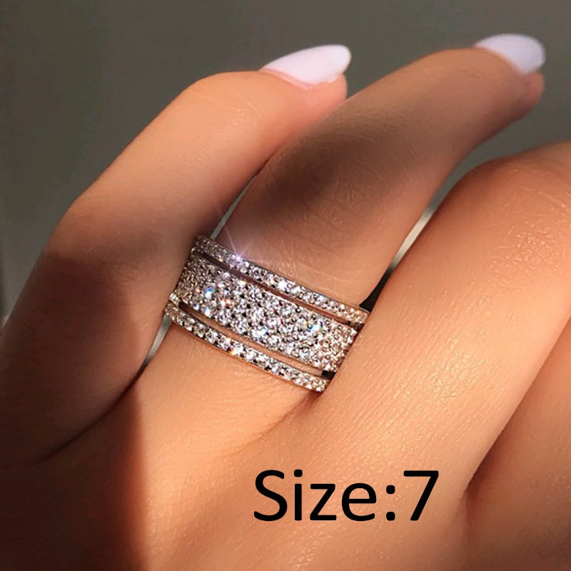 Zircon Crystal Ring