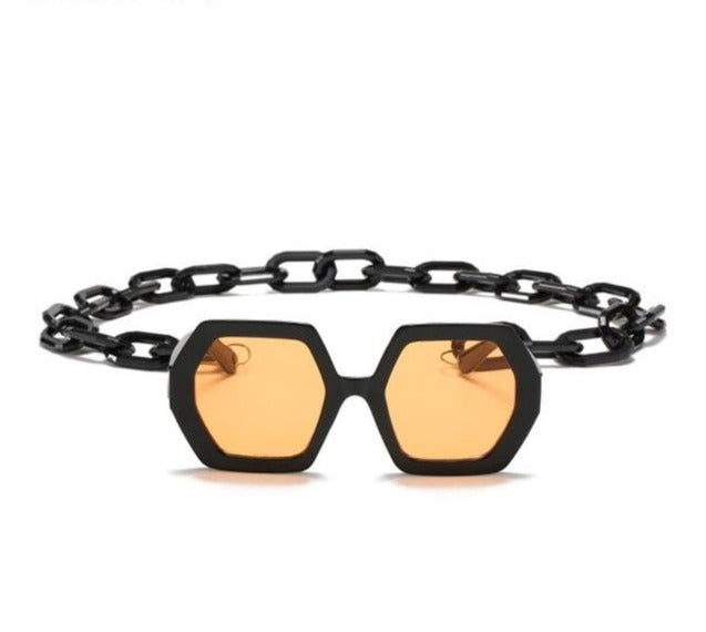 Retro Hexagon Sunglasses