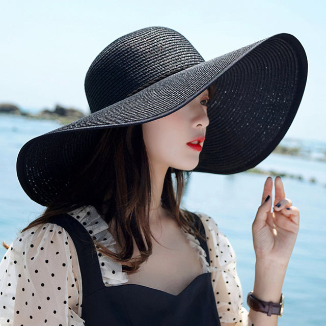 Large Floppy Straw Hat