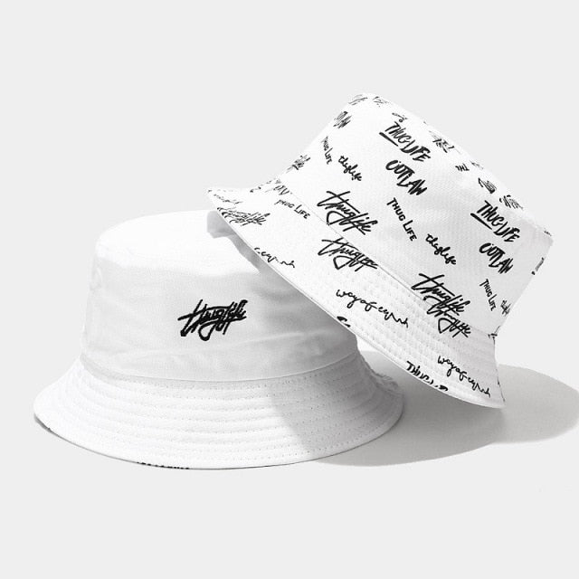 Graphic Reversible Bucket Hat