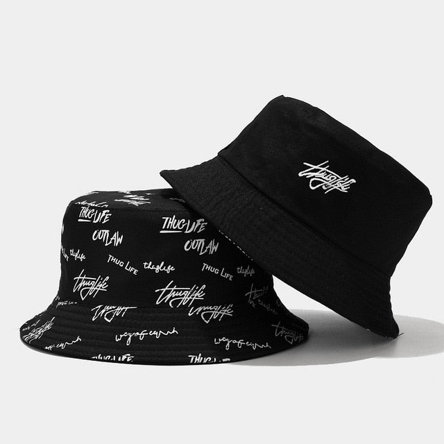 Graphic Reversible Bucket Hat