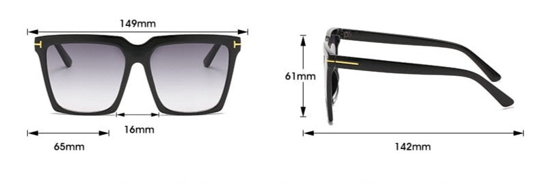 Gradient Square Sunglasses