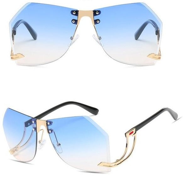 Unique Rimless Sunglasses