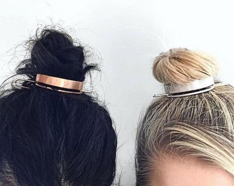 Trendy Geometric Bun Cuff Hair Stick