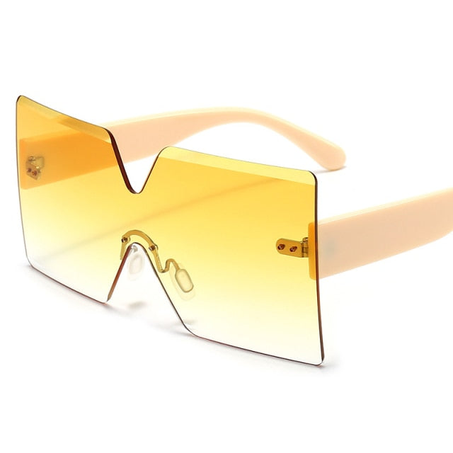 Rimless Square Sunglasses