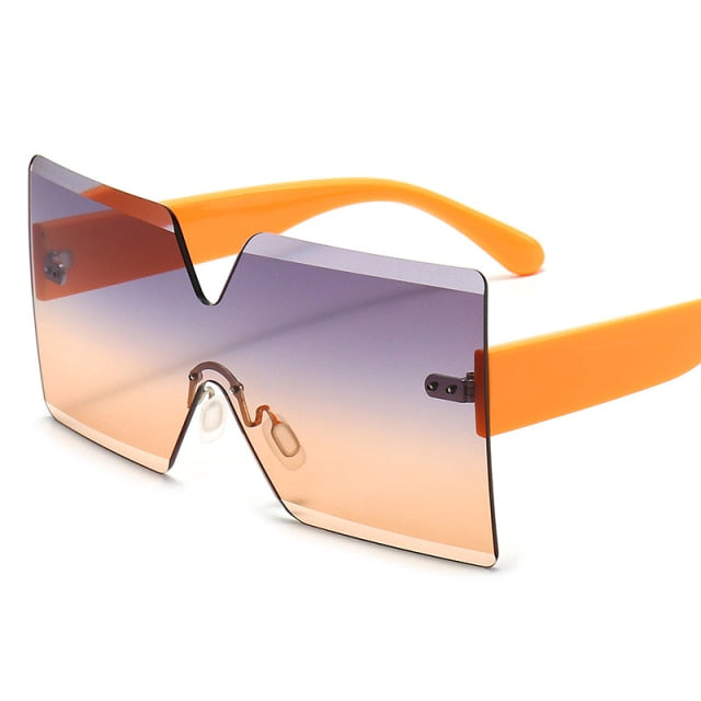 Rimless Square Sunglasses