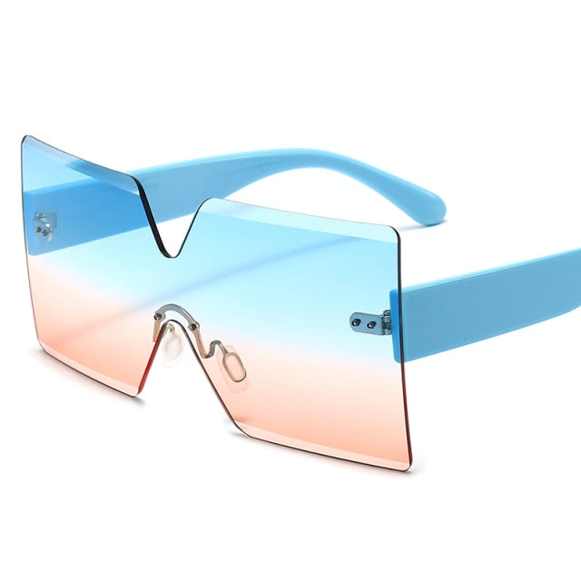 Rimless Square Sunglasses