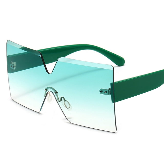 Rimless Square Sunglasses