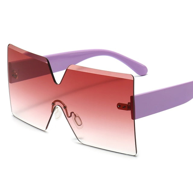 Rimless Square Sunglasses