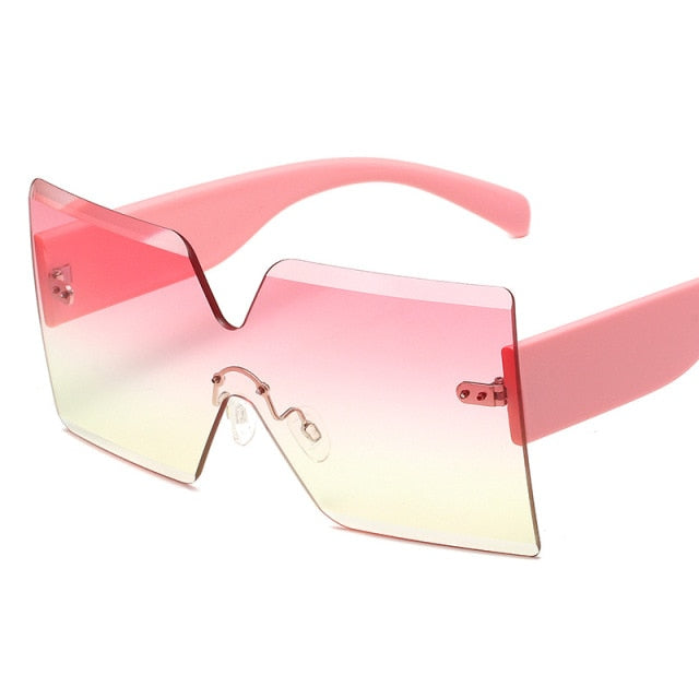 Rimless Square Sunglasses