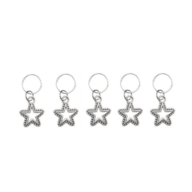 Hair Braid Cuff Charm Sets