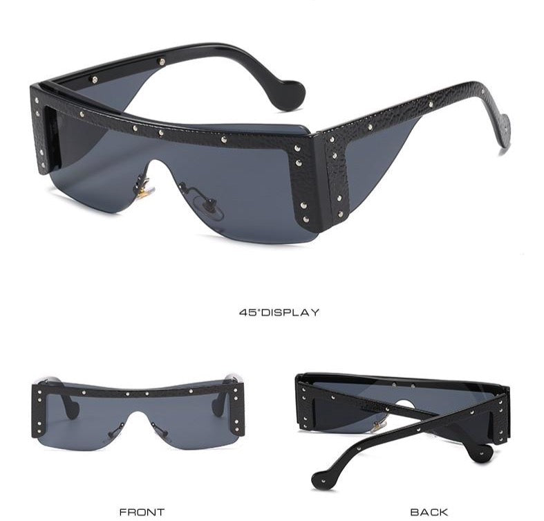 Rimless Shield Sunglasses