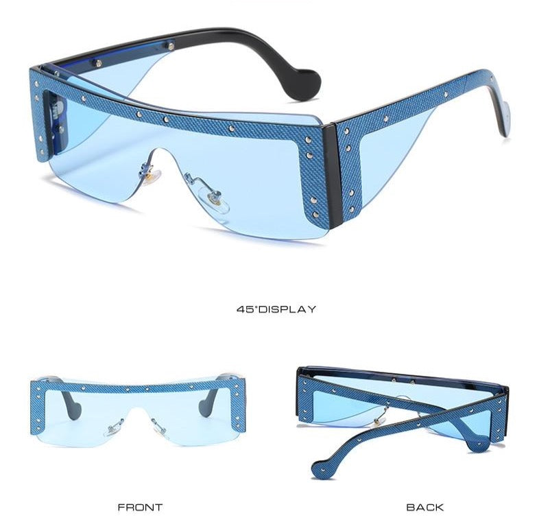 Rimless Shield Sunglasses