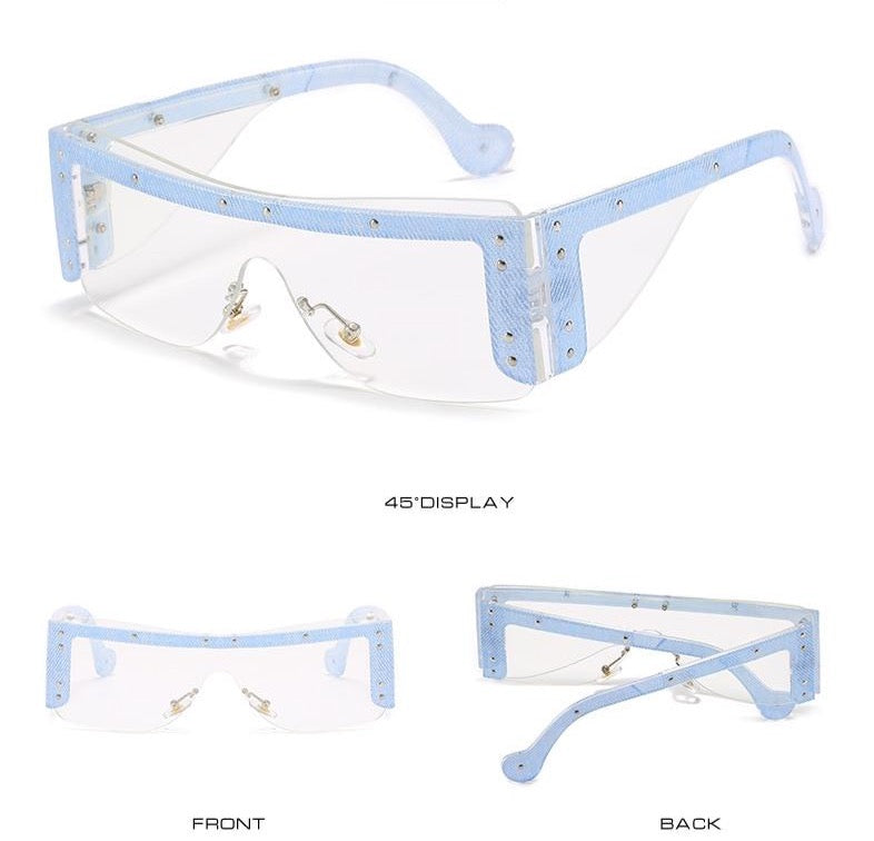 Rimless Shield Sunglasses